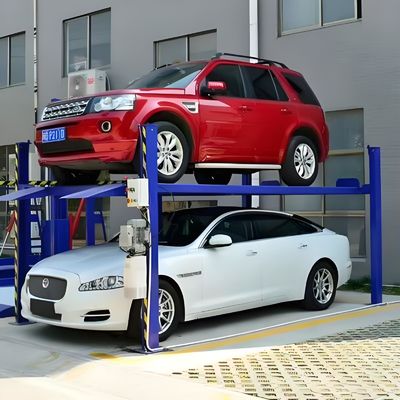 jakość  Electric Four Post Vehicle Lift 24 Inches Platform Width For Smooth Easy Vehicle Maintenance fabryka