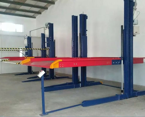 Dwie kolumny hydrauliczne windy parkingowe 2700kg hydrauliczne systemy parkowania