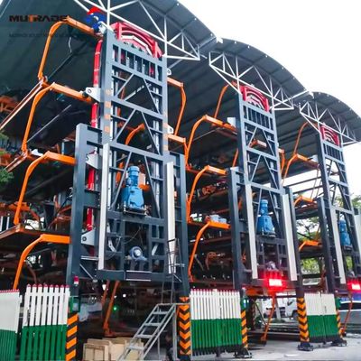 Mechaniczny pionowy system parkowania obrotowego 8 warstw System inteligentnego parkowania obrotowego