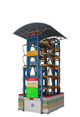 Mechaniczny pionowy system parkowania obrotowego 8 warstw System inteligentnego parkowania obrotowego