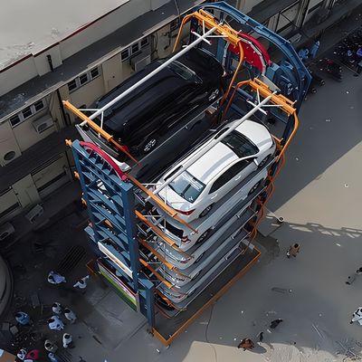 Zindywidualizowany pionowy system parkowania obrotowego 6 poziomów Parking obrotowy
