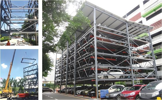 Wysoce mechaniczny system parkowania samochodów 2000kg Automatyczny garaż