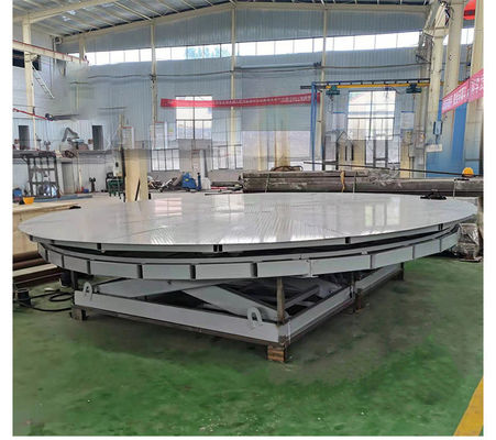 System napędu hydraulicznego cylindrowego Obrótnik podnoszący pojazd do płynnego obrotu pojazdu na materiale platformy płytki kontrolnej