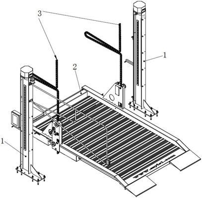 Wypróżnienie 94 cali Dwie kolumny hydrauliczne podnośnik z 220 VAC 60 Hz 1 Ph Motor